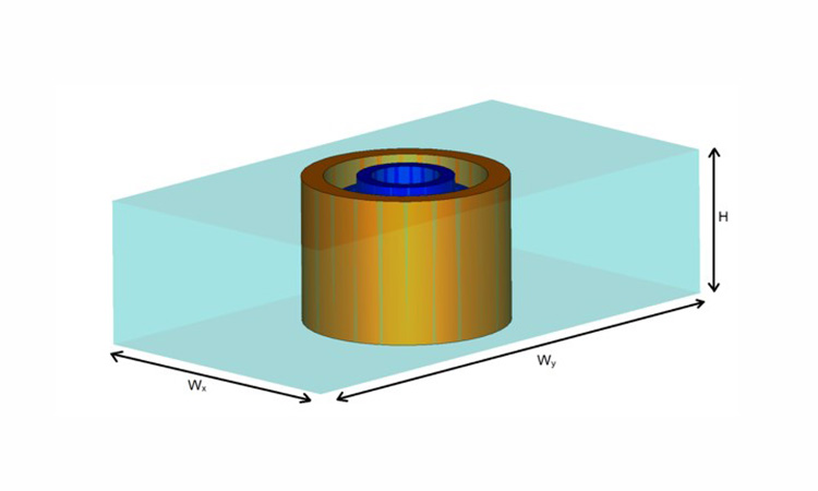 3.6 GHz filter mixed ceramic conductor